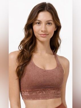 NWT Lululemon Energy Bra *Long Line Ice Dye